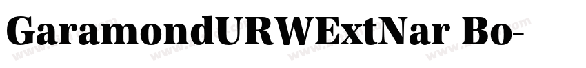 GaramondURWExtNar Bo字体转换 GaramondURWExtNar Bo字体转换